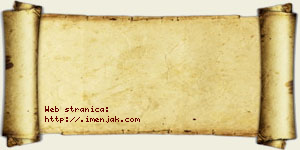 Andjelina Radenković vizit kartica